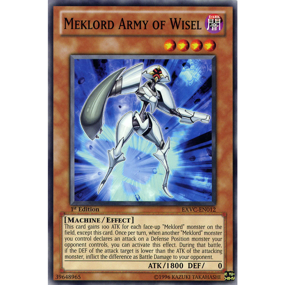 Meklord Army of Wisel EXVC-EN012 Yu-Gi-Oh! Card from the Extreme Victory Set