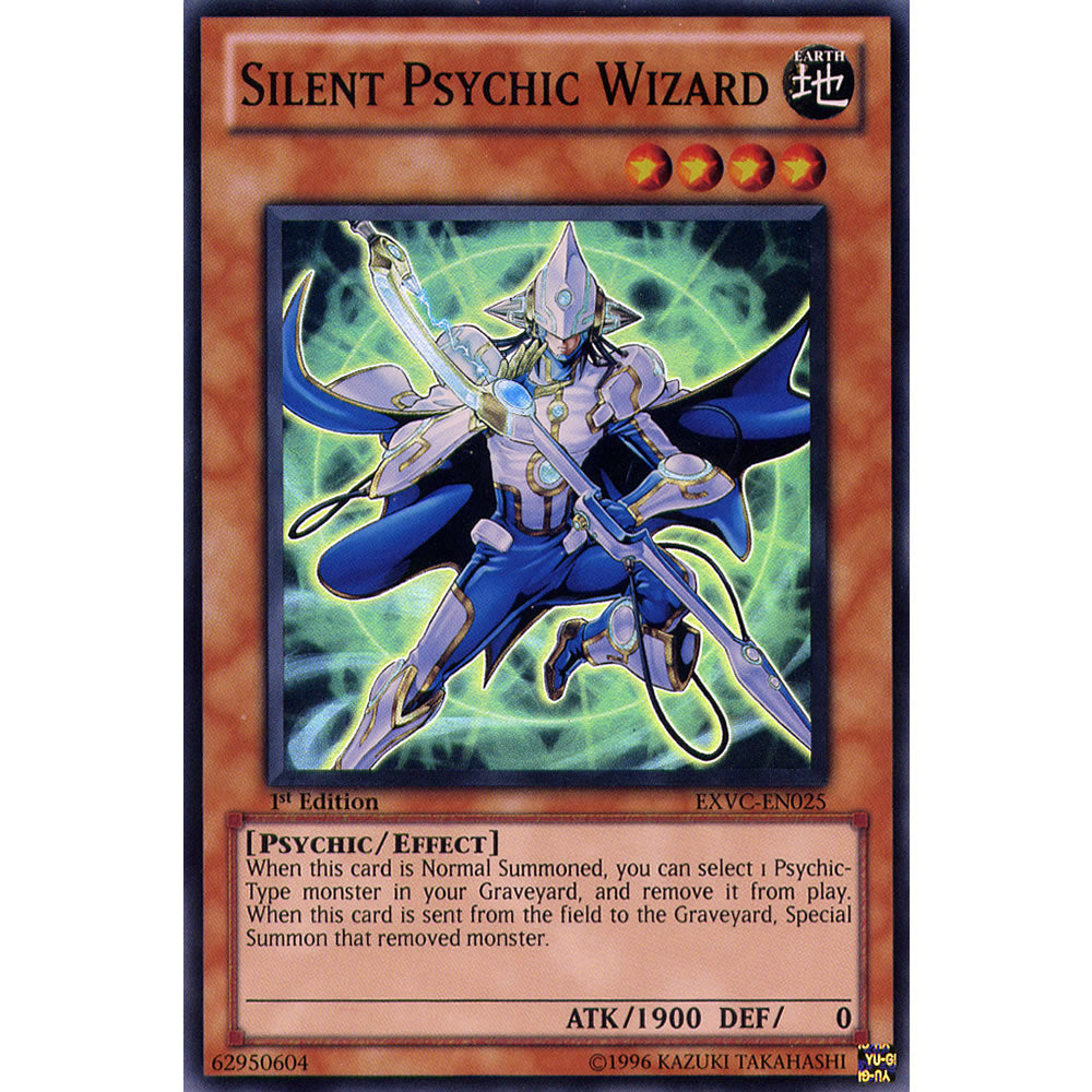 Silent Psychic Wizard EXVC-EN025 Yu-Gi-Oh! Card from the Extreme Victory Set