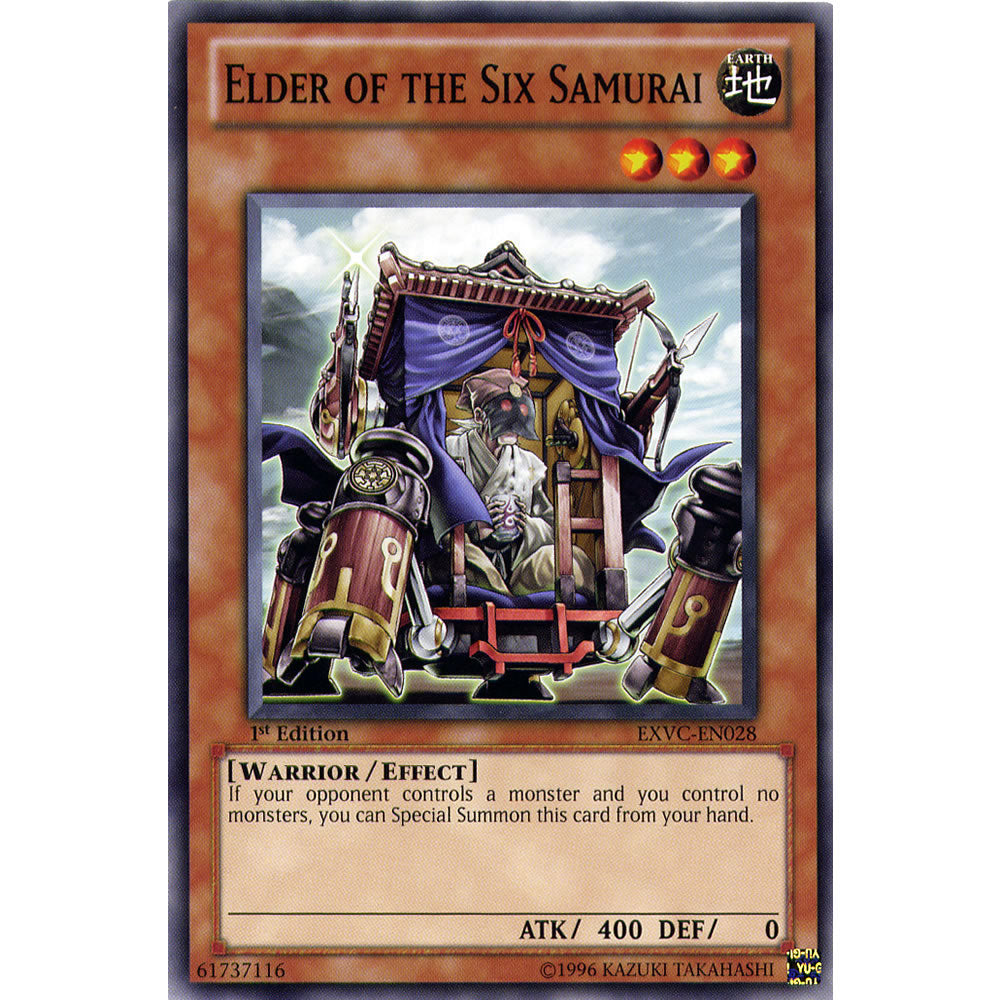 Elder of the Six Samurai EXVC-EN028 Yu-Gi-Oh! Card from the Extreme Victory Set