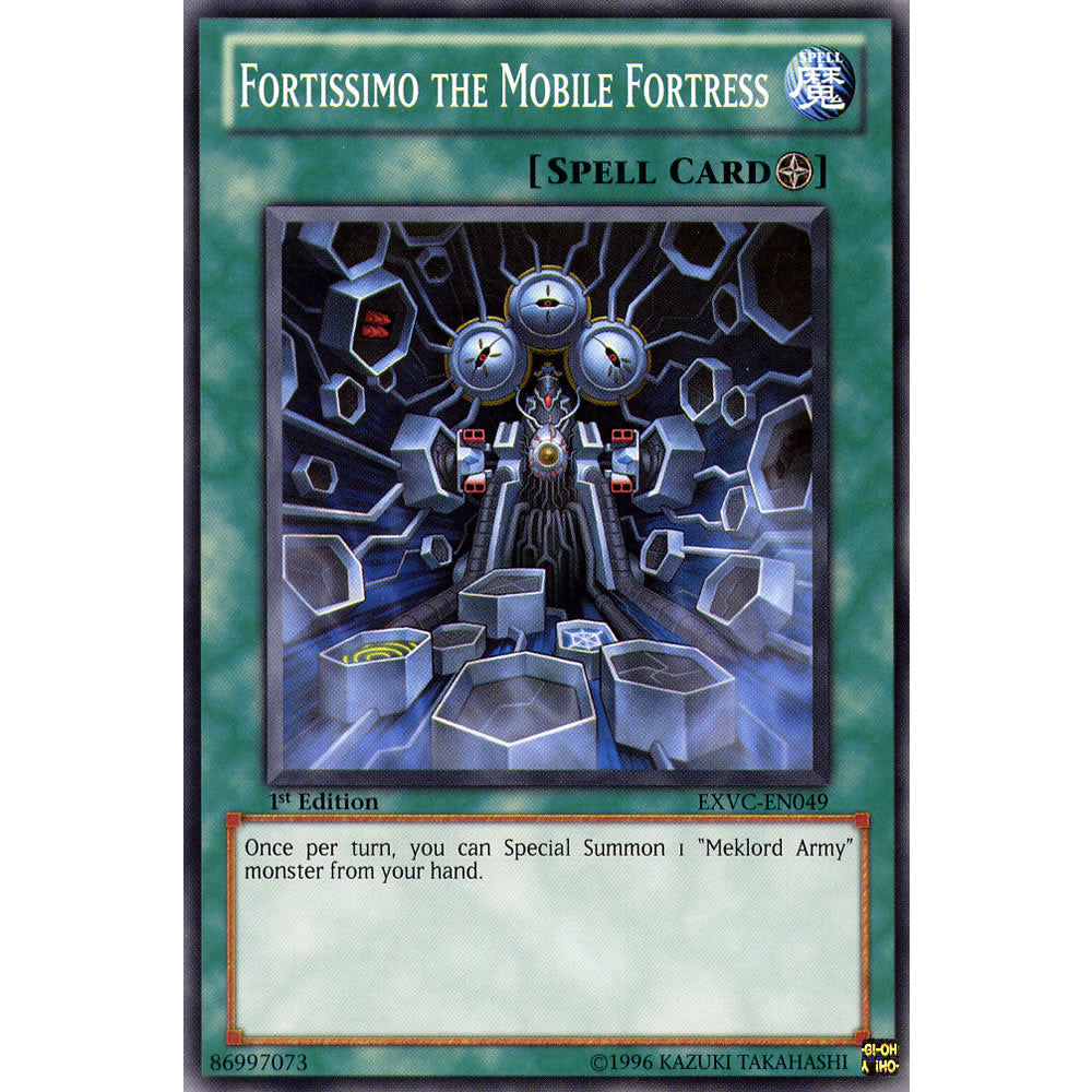Fortissimo the Mobile Fortress EXVC-EN049 Yu-Gi-Oh! Card from the Extreme Victory Set