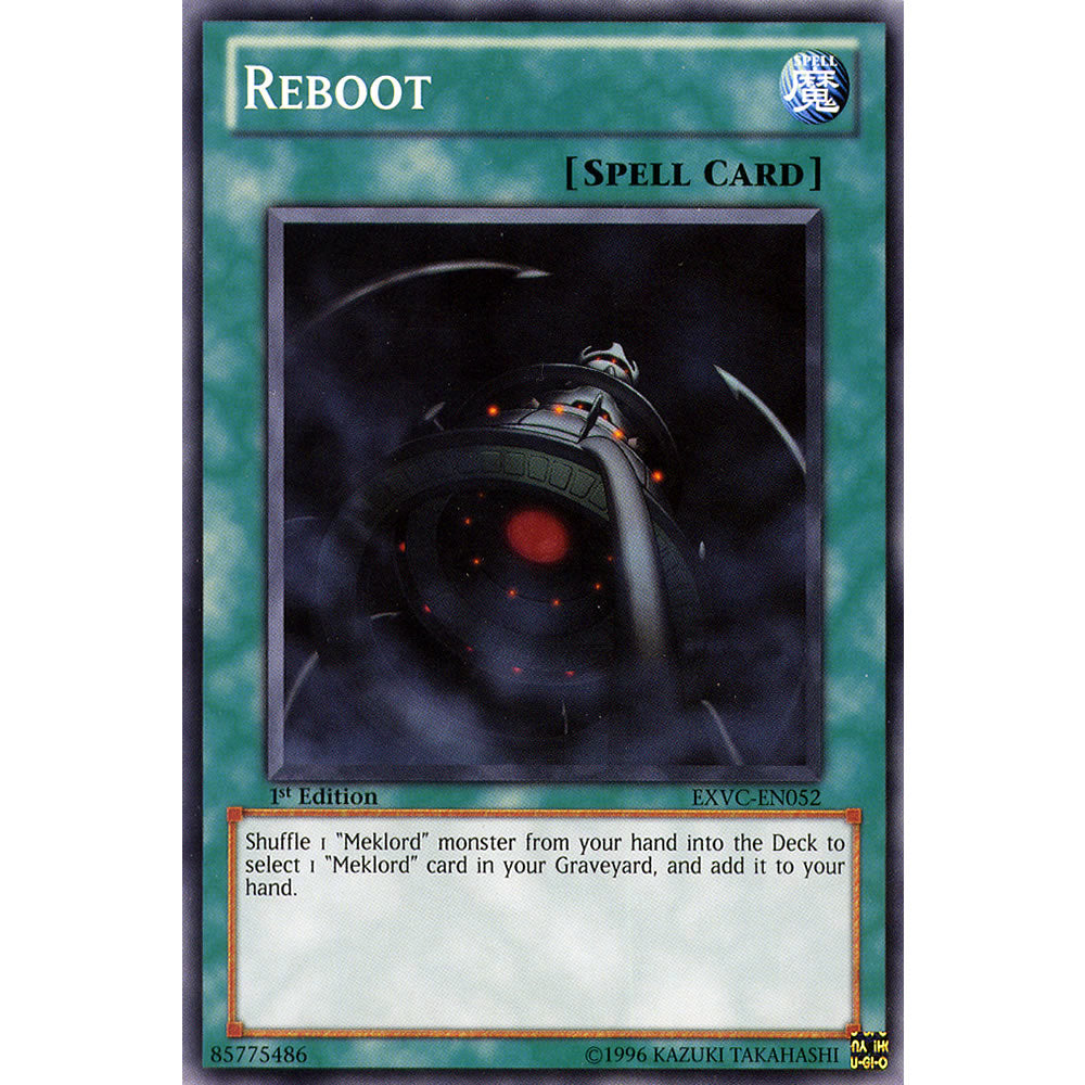 Reboot EXVC-EN052 Yu-Gi-Oh! Card from the Extreme Victory Set