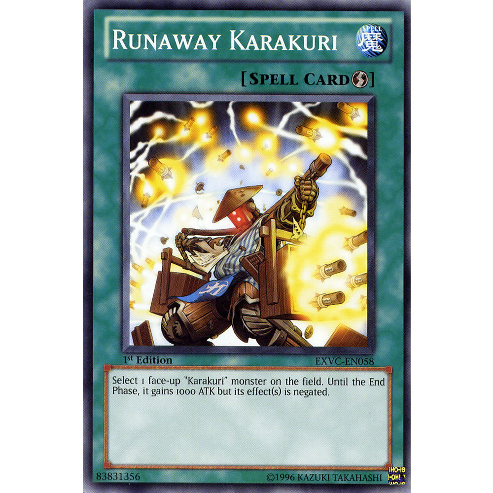 Runaway Karakuri EXVC-EN058 Yu-Gi-Oh! Card from the Extreme Victory Set