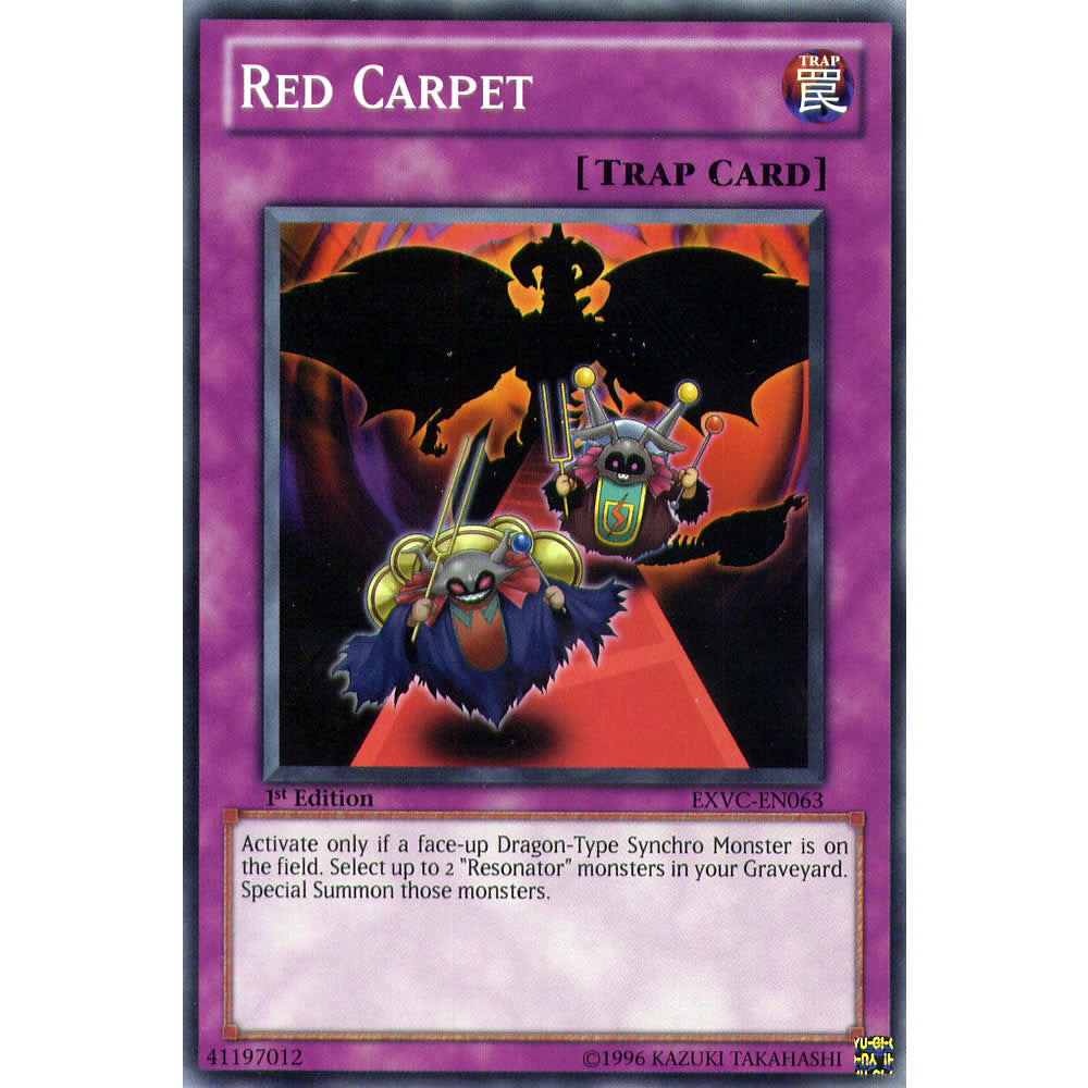Red Carpet EXVC-EN063 Yu-Gi-Oh! Card from the Extreme Victory Set