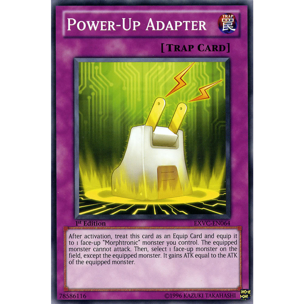 Power-Up Adapter EXVC-EN064 Yu-Gi-Oh! Card from the Extreme Victory Set