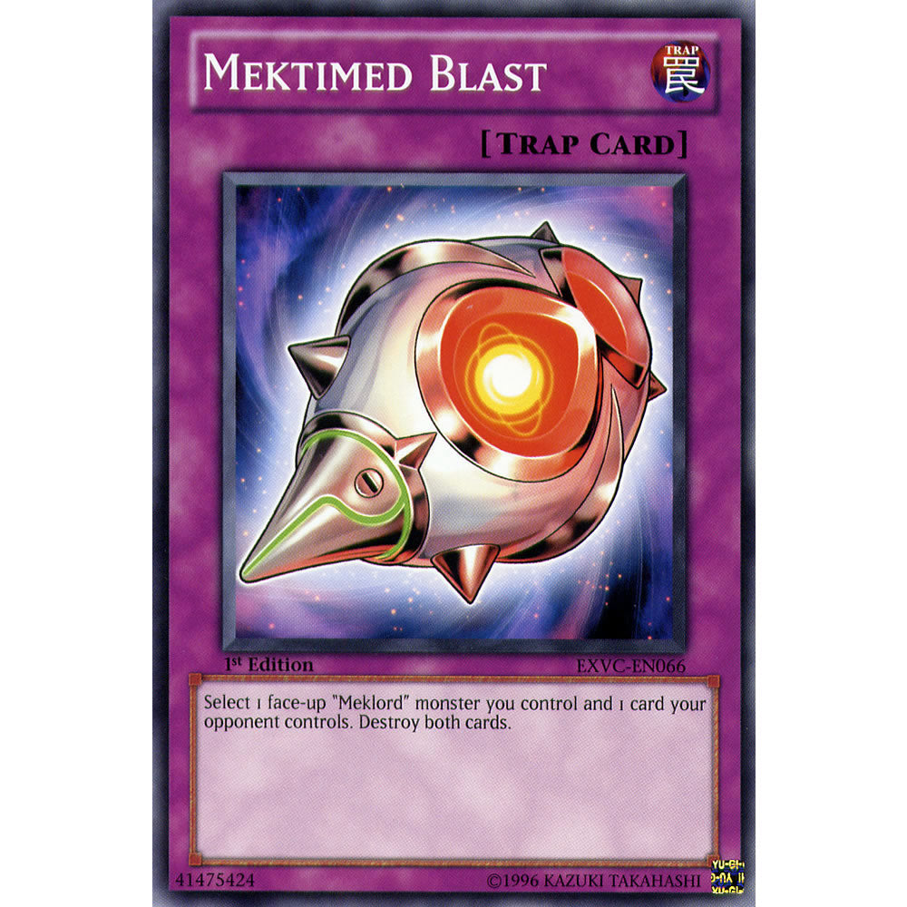 Mektimed Blast EXVC-EN066 Yu-Gi-Oh! Card from the Extreme Victory Set