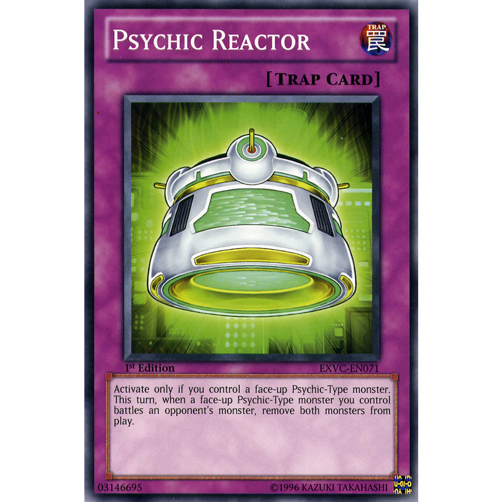 Psychic Reactor EXVC-EN071 Yu-Gi-Oh! Card from the Extreme Victory Set