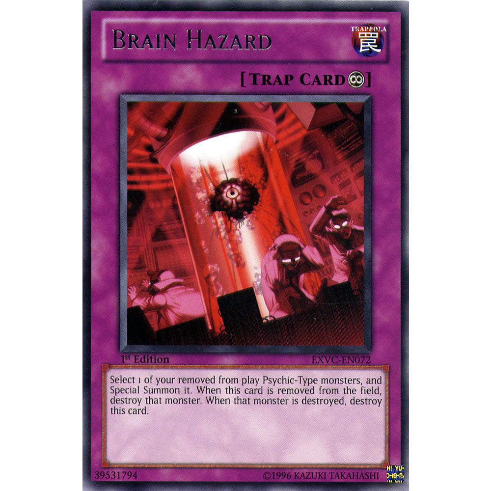 Brain Hazard EXVC-EN072 Yu-Gi-Oh! Card from the Extreme Victory Set