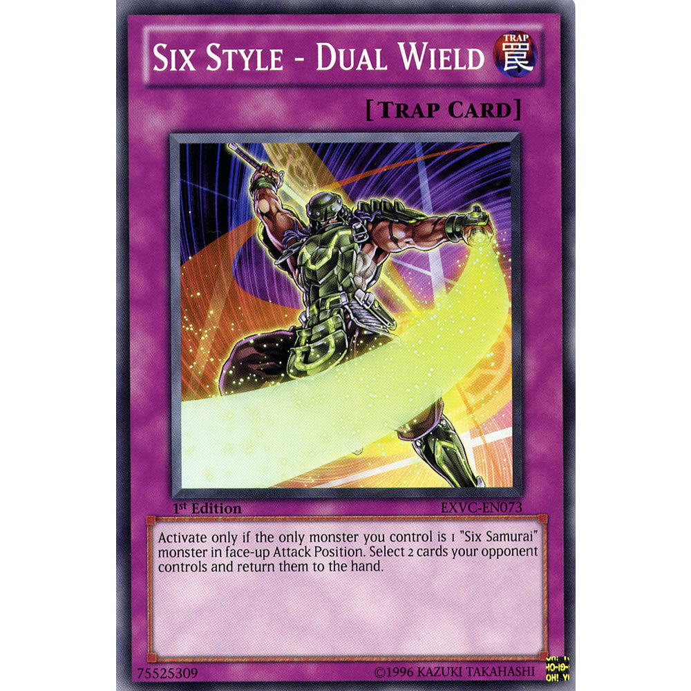 Six Style - Dual Wield EXVC-EN073 Yu-Gi-Oh! Card from the Extreme Victory Set