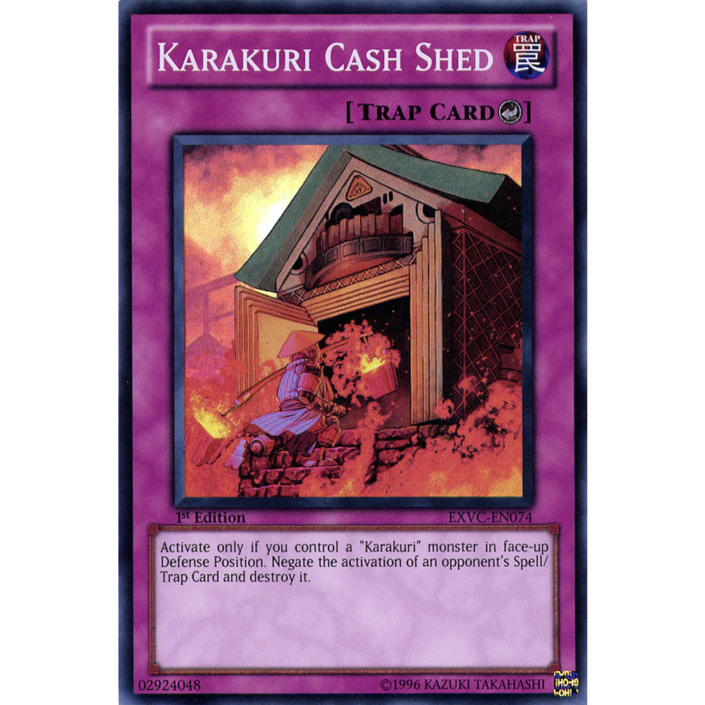Karakuri Cash Shed EXVC-EN074 Yu-Gi-Oh! Card from the Extreme Victory Set