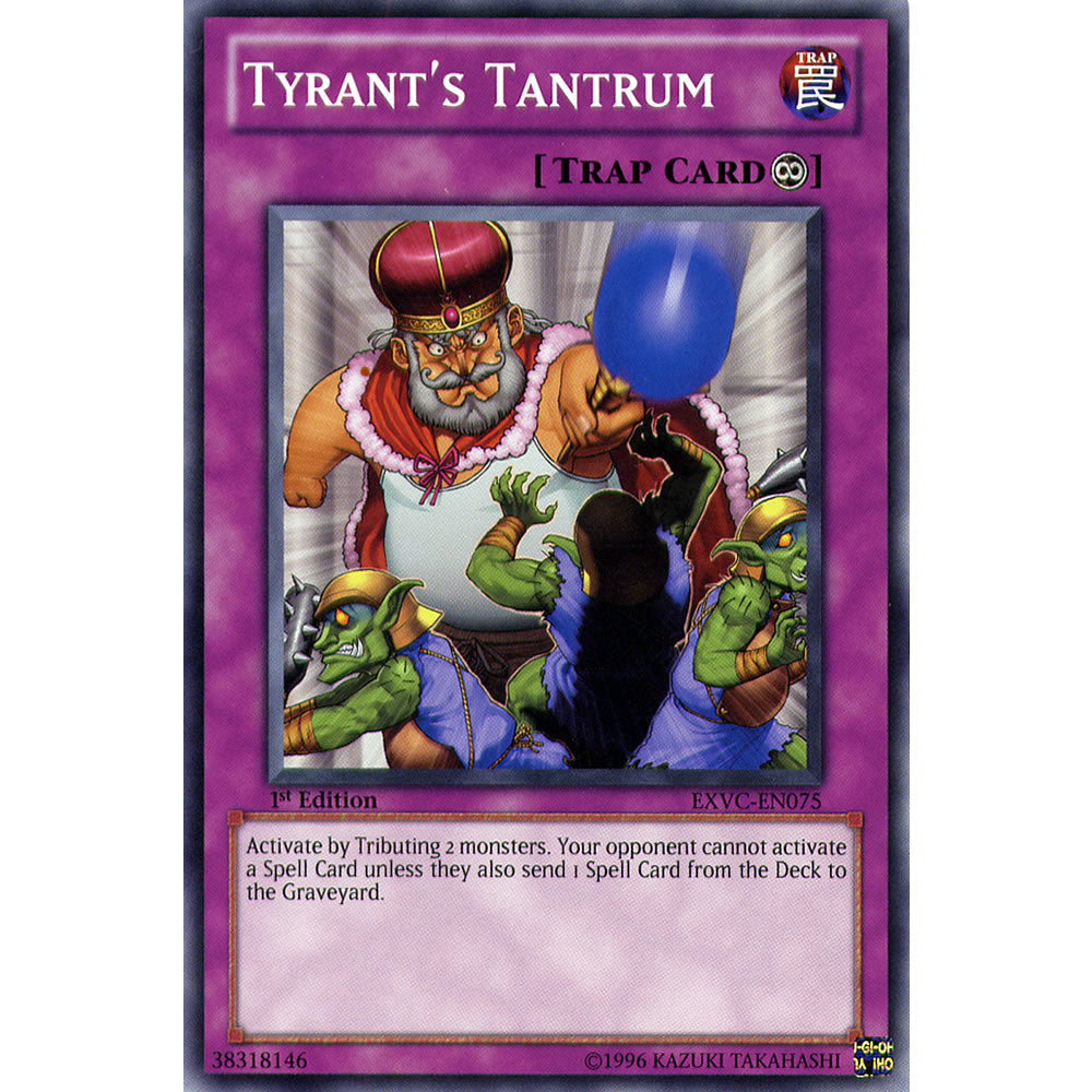 Tyrant's Tantrum EXVC-EN075 Yu-Gi-Oh! Card from the Extreme Victory Set