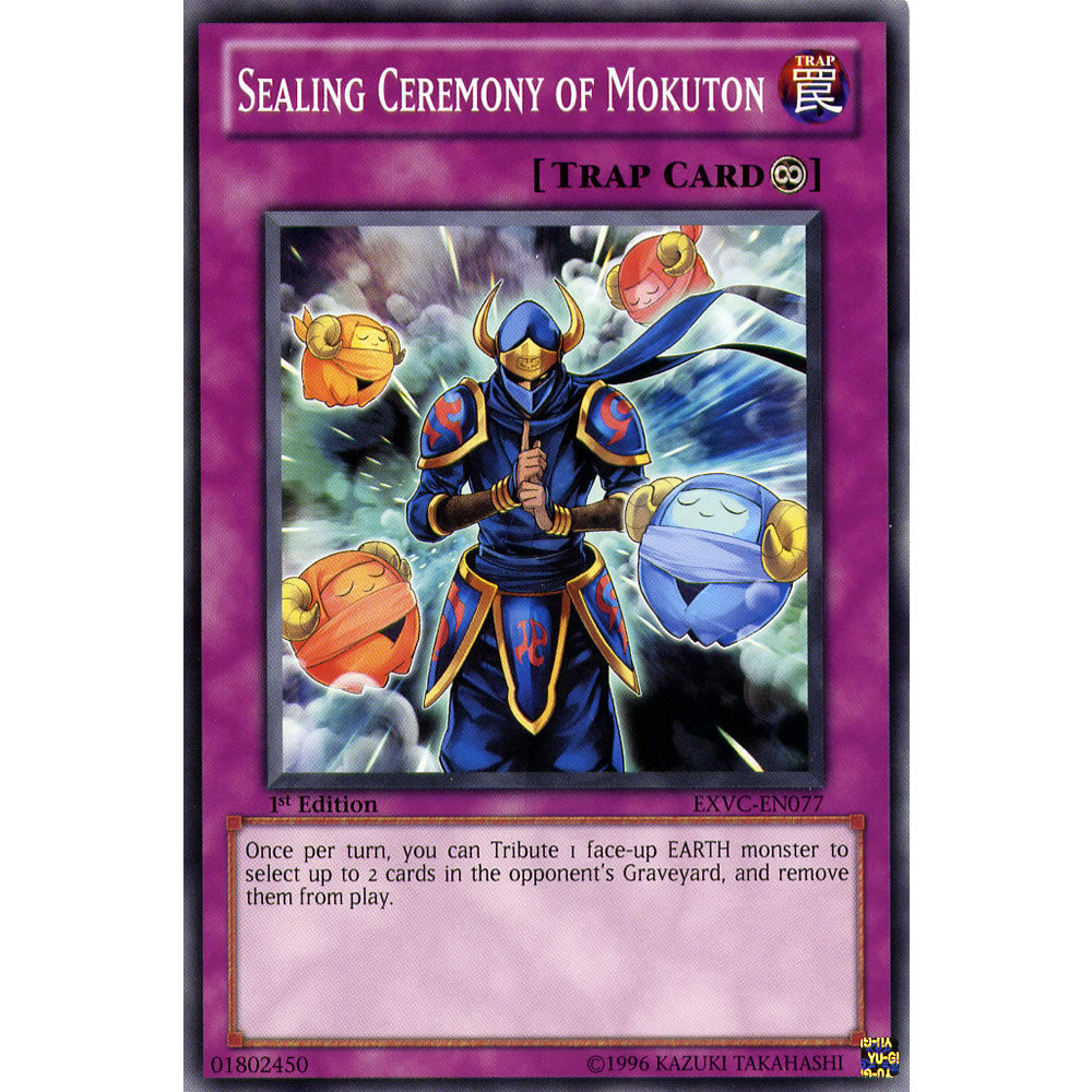 Sealing Ceremony of Mokuten EXVC-EN077 Yu-Gi-Oh! Card from the Extreme Victory Set