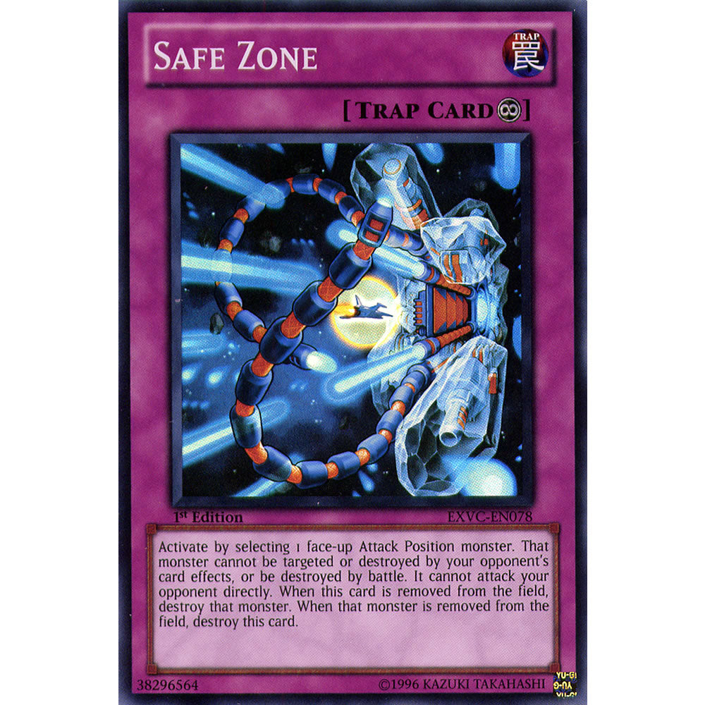Safe Zone EXVC-EN078 Yu-Gi-Oh! Card from the Extreme Victory Set