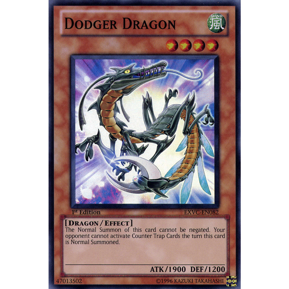 Dodger Dragon EXVC-EN082 Yu-Gi-Oh! Card from the Extreme Victory Set