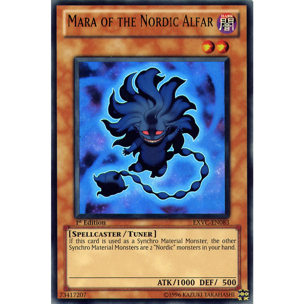 Mara of the Nordic Alfar EXVC-EN083 Yu-Gi-Oh! Card from the Extreme Victory Set