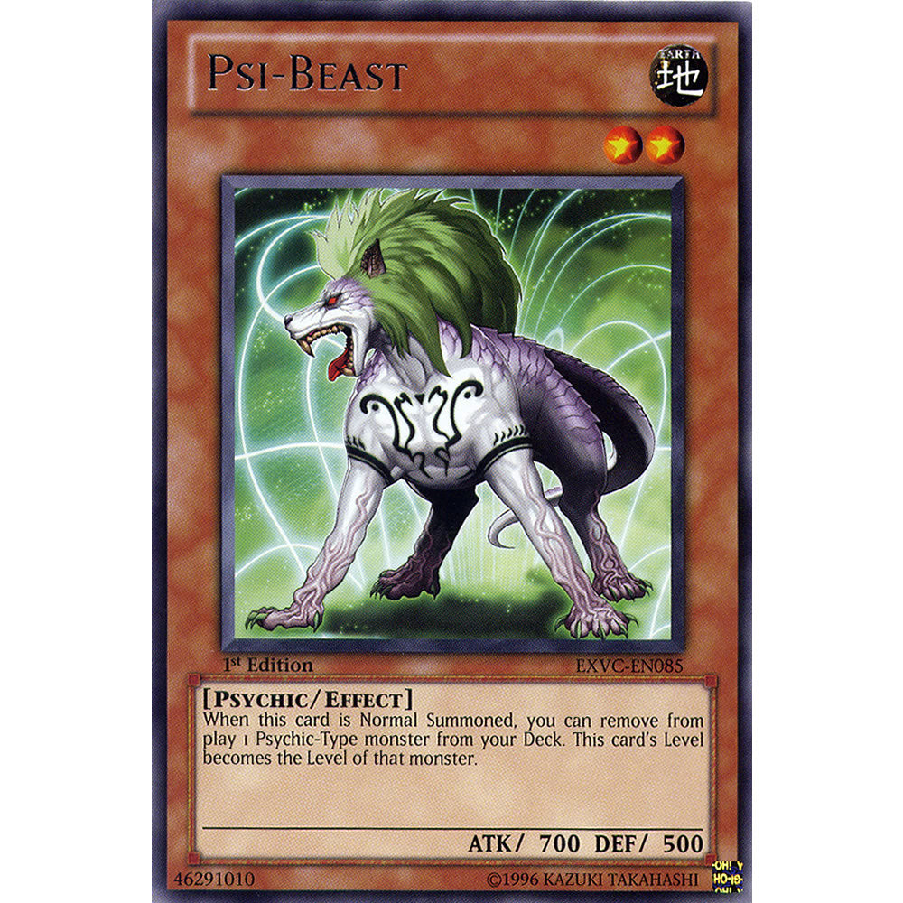 Psi-Beast EXVC-EN085 Yu-Gi-Oh! Card from the Extreme Victory Set
