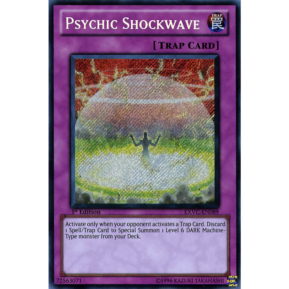 Psychic Shockwave EXVC-EN089 Yu-Gi-Oh! Card from the Extreme Victory Set