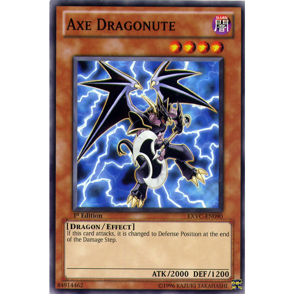Axe Dragonute EXVC-EN090 Yu-Gi-Oh! Card from the Extreme Victory Set