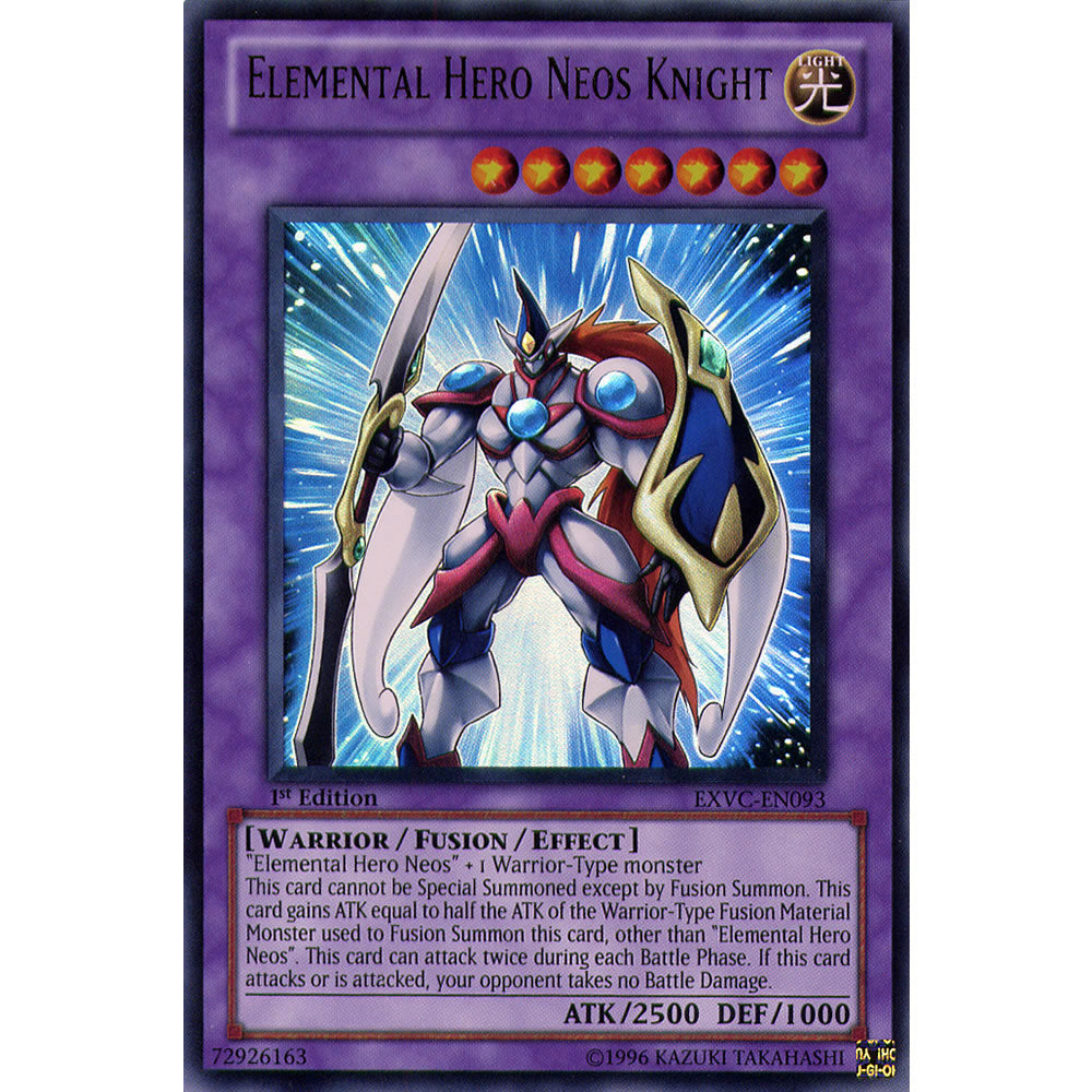 Elemental Hero Neos Knight EXVC-EN093 Yu-Gi-Oh! Card from the Extreme Victory Set