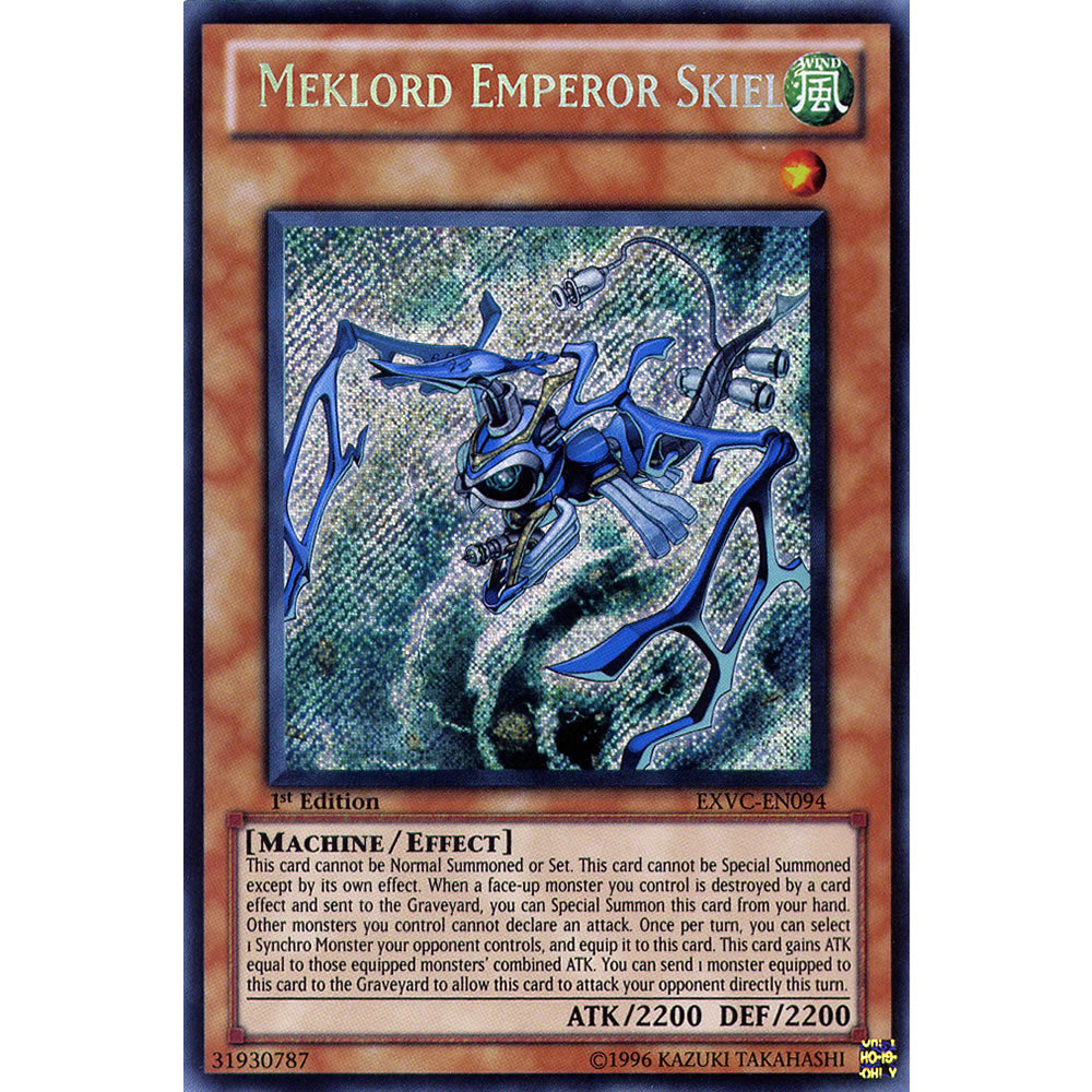 Meklord Emperor Skiel EXVC-EN094 Yu-Gi-Oh! Card from the Extreme Victory Set