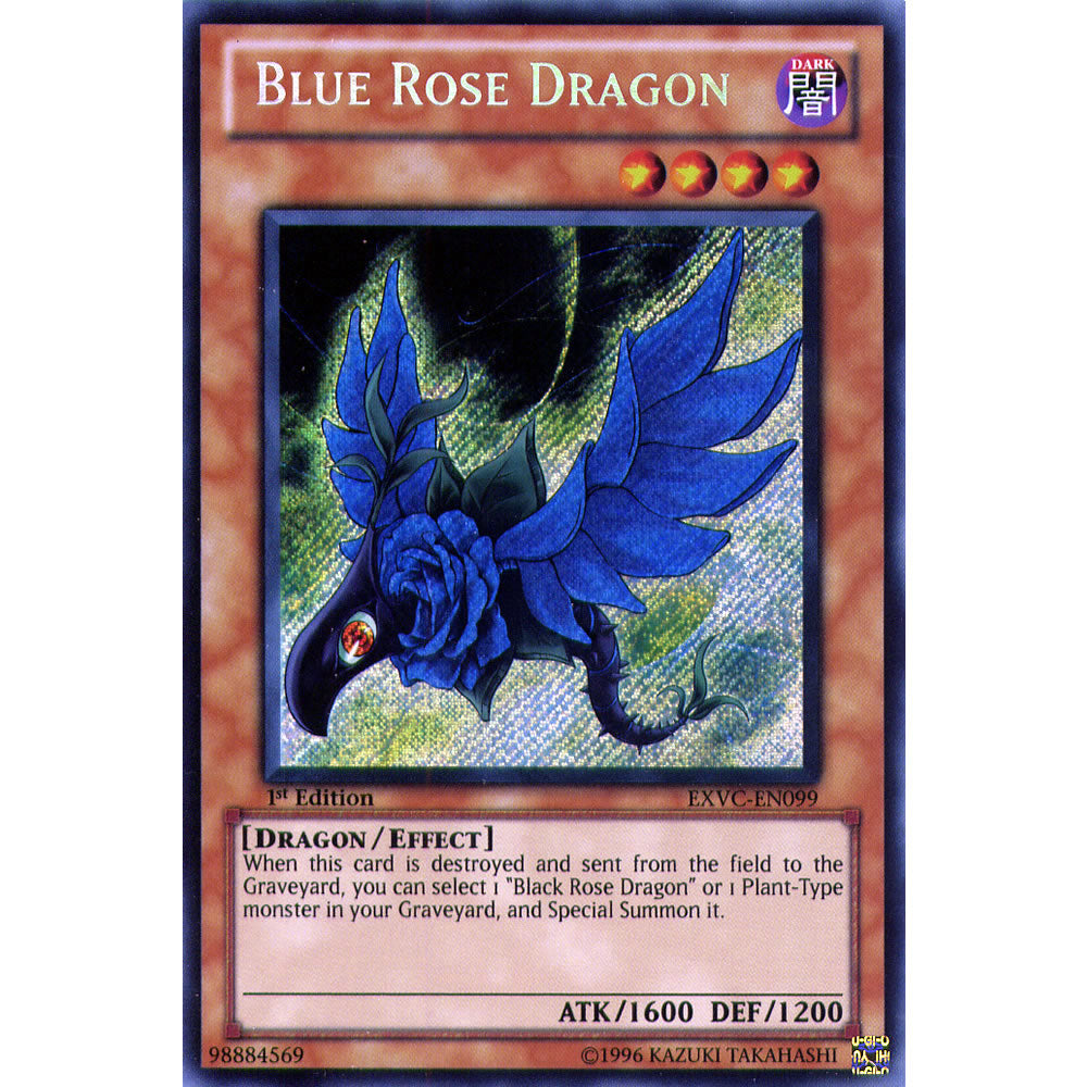 Blue Rose Dragon EXVC-EN099 Yu-Gi-Oh! Card from the Extreme Victory Set
