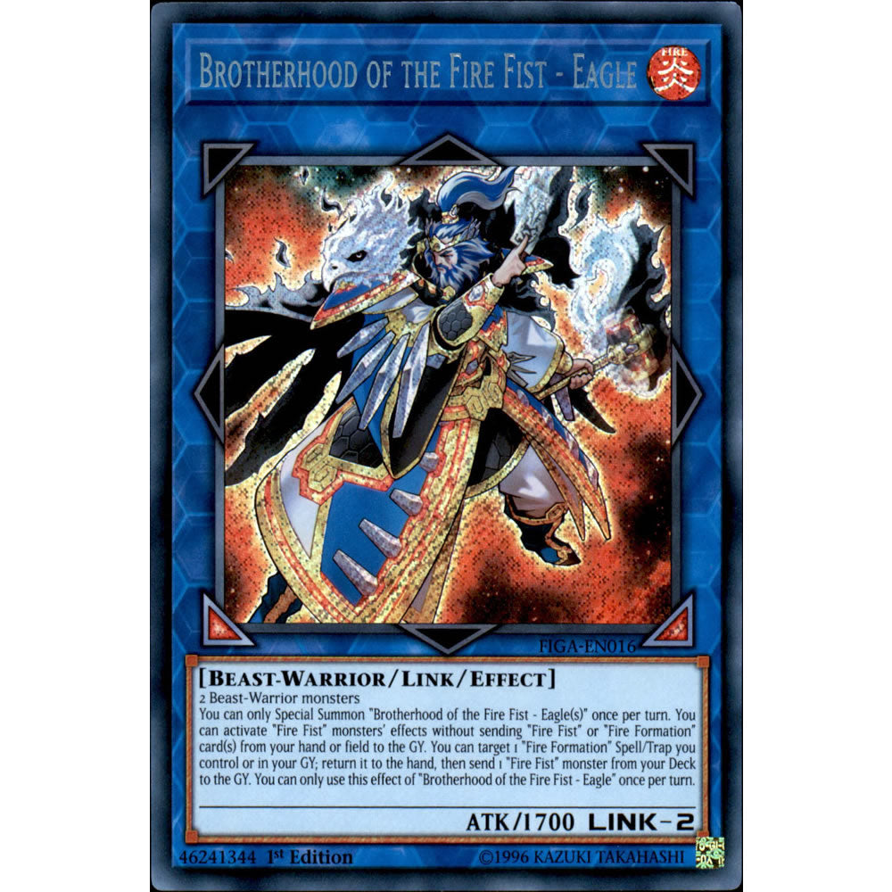 Brotherhood of the Fire Fist - Eagle FIGA-EN016 Yu-Gi-Oh! Card from the Fists of the Gadgets Set