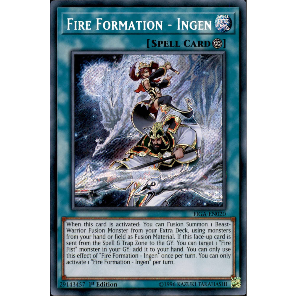 Fire Formation - Ingen FIGA-EN020 Yu-Gi-Oh! Card from the Fists of the Gadgets Set