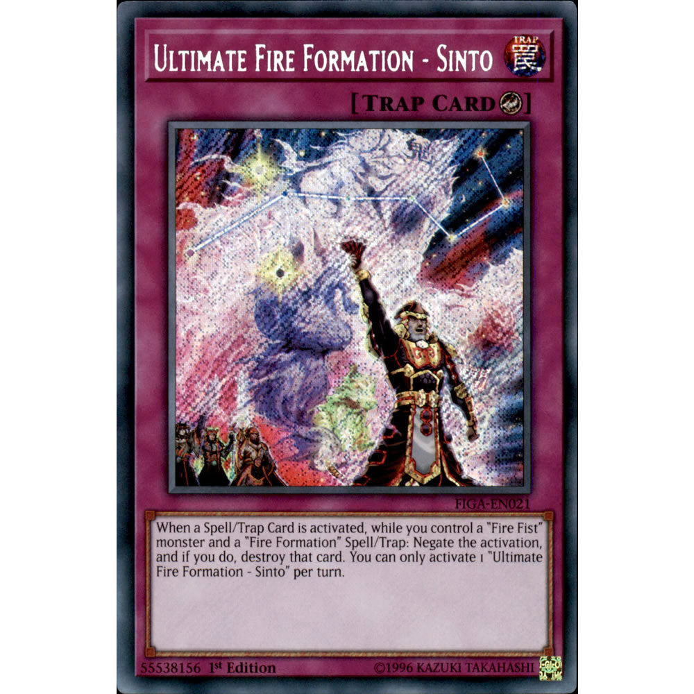 Ultimate Fire Formation - Sinto FIGA-EN021 Yu-Gi-Oh! Card from the Fists of the Gadgets Set