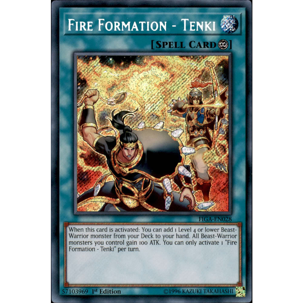 Fire Formation - Tenki FIGA-EN028 Yu-Gi-Oh! Card from the Fists of the Gadgets Set