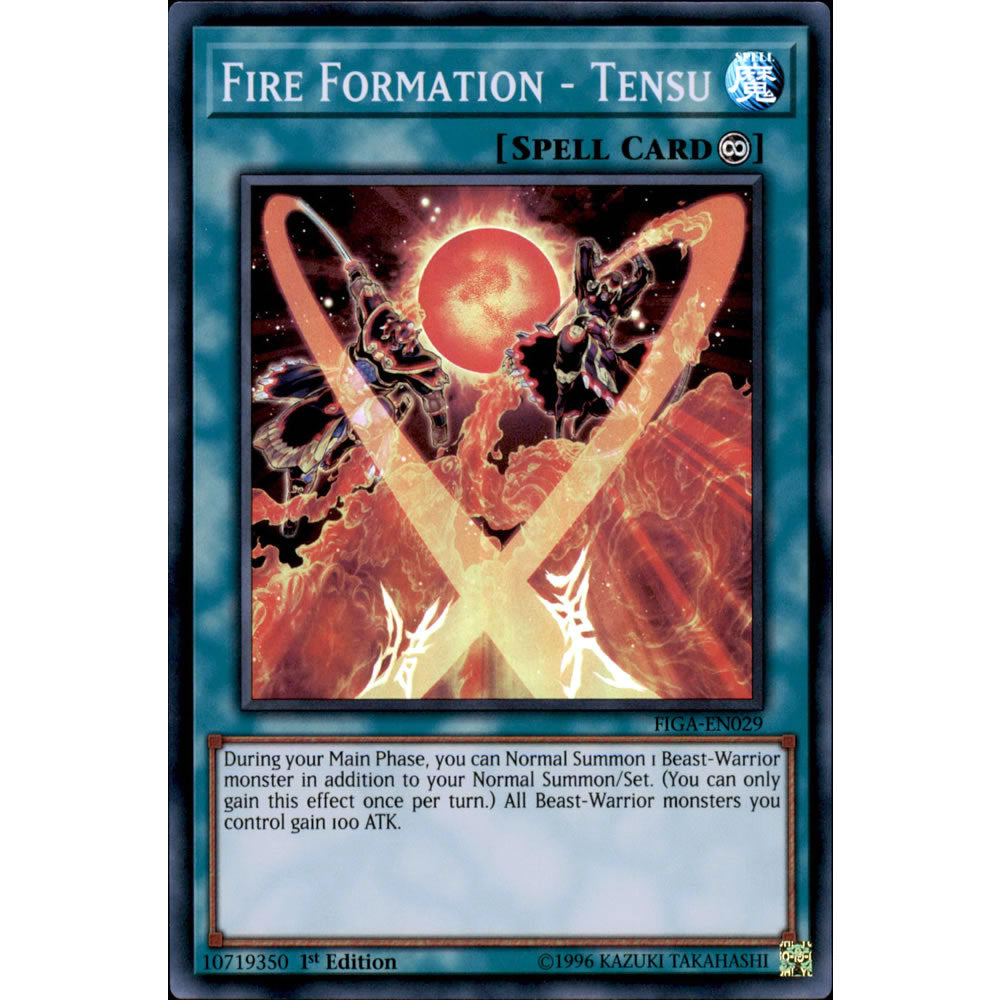 Fire Formation - Tensu FIGA-EN029 Yu-Gi-Oh! Card from the Fists of the Gadgets Set