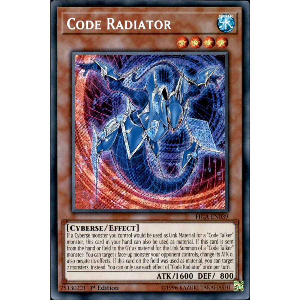Code Radiator FIGA-EN039 Yu-Gi-Oh! Card from the Fists of the Gadgets Set
