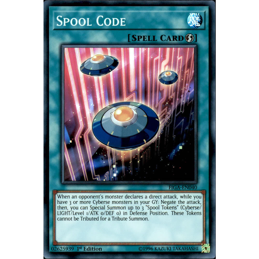 Spool Code? FIGA-EN040 Yu-Gi-Oh! Card from the Fists of the Gadgets Set