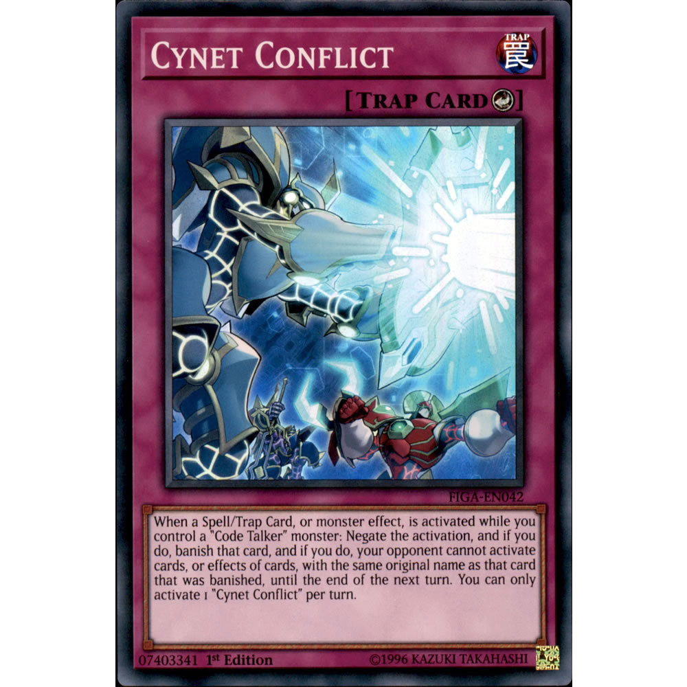 Cynet Conflict FIGA-EN042 Yu-Gi-Oh! Card from the Fists of the Gadgets Set