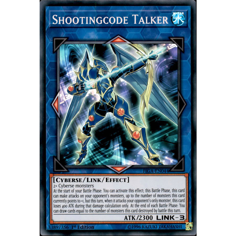 Shootingcode Talker FIGA-EN044 Yu-Gi-Oh! Card from the Fists of the Gadgets Set
