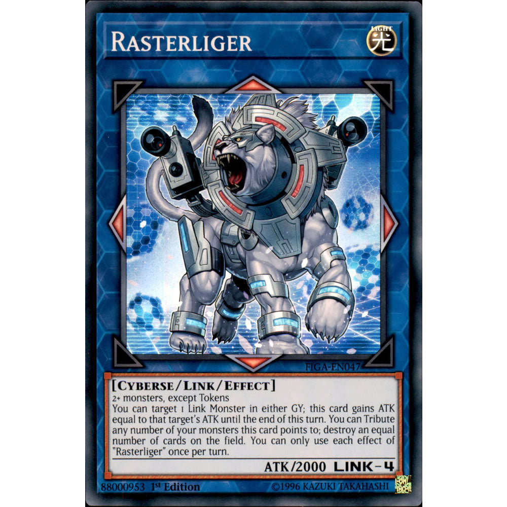 Rasterliger FIGA-EN047 Yu-Gi-Oh! Card from the Fists of the Gadgets Set