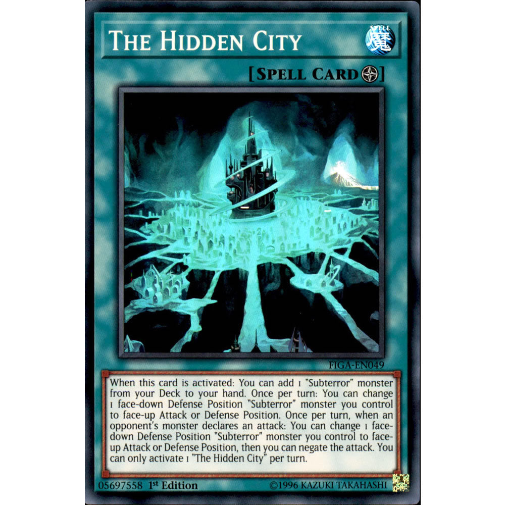 The Hidden City FIGA-EN049 Yu-Gi-Oh! Card from the Fists of the Gadgets Set