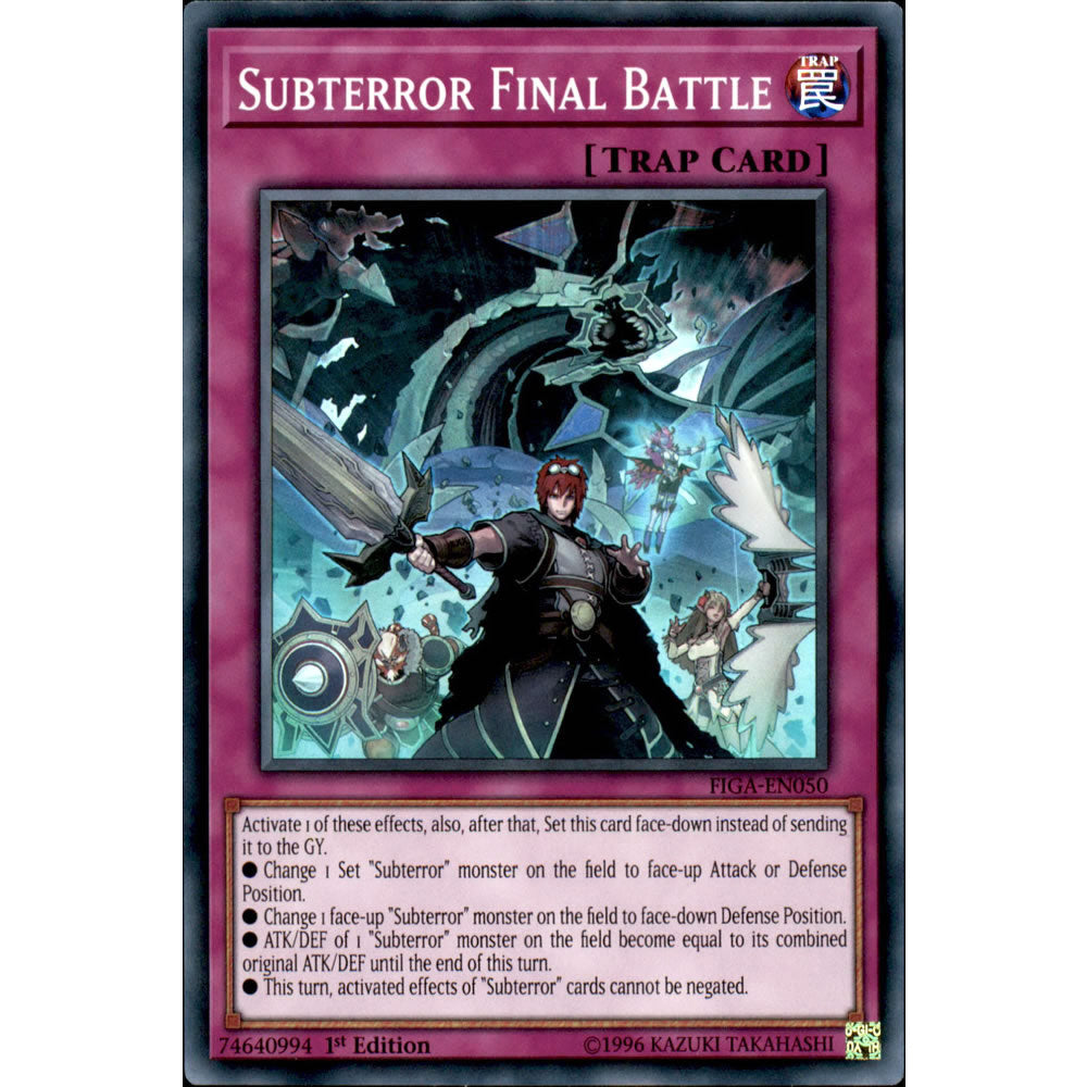 Subterror Final Battle FIGA-EN050 Yu-Gi-Oh! Card from the Fists of the Gadgets Set