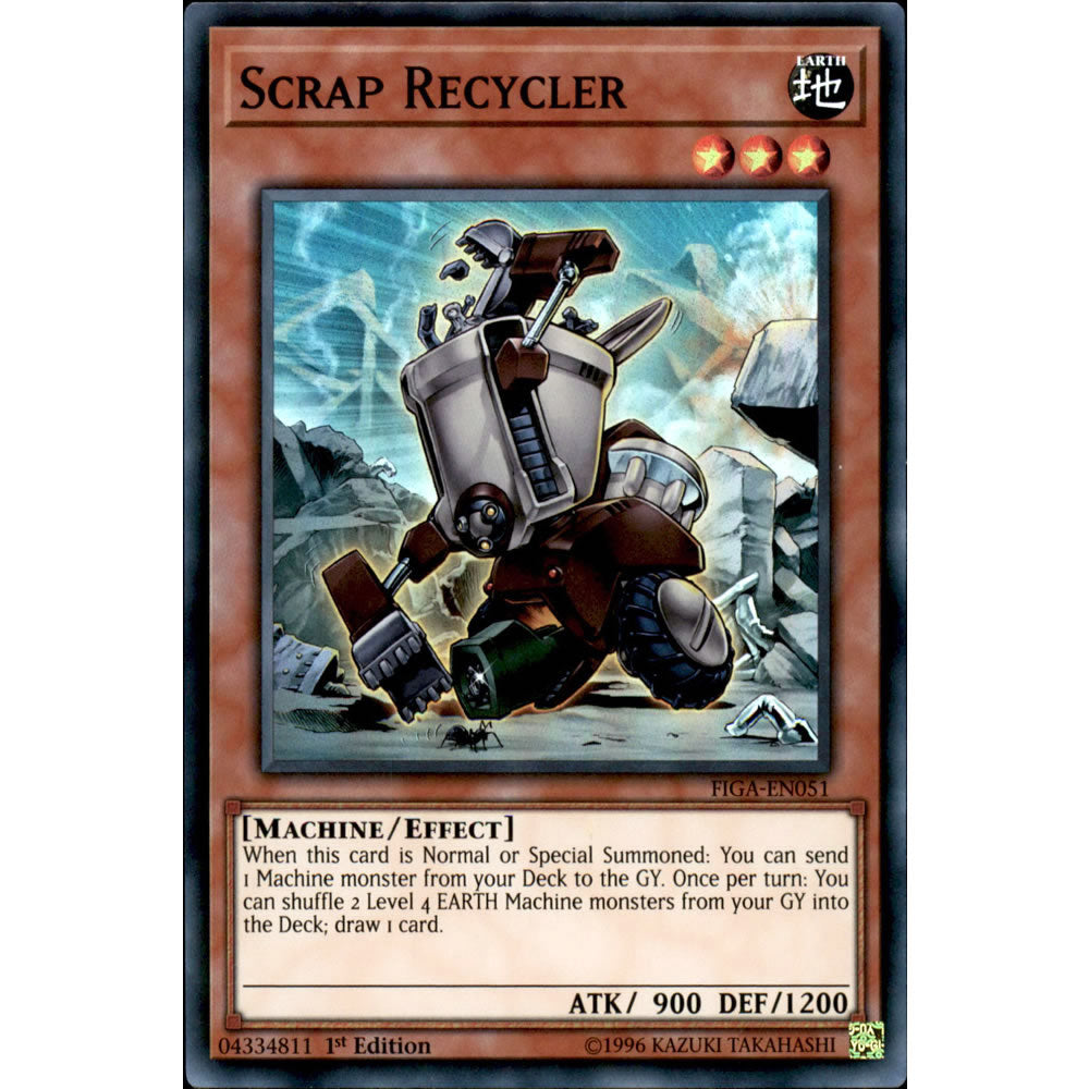Scrap Recycler FIGA-EN051 Yu-Gi-Oh! Card from the Fists of the Gadgets Set