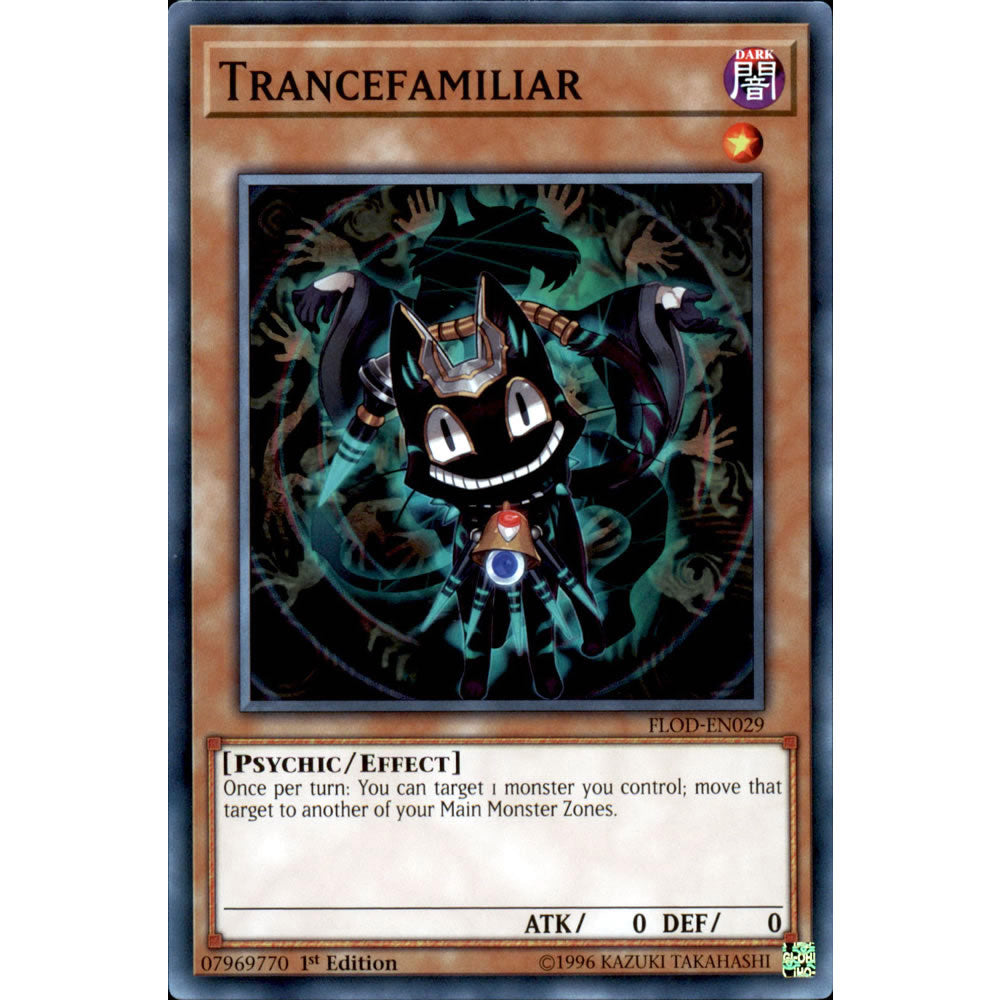 Trancefamiliar FLOD-EN029 Yu-Gi-Oh! Card from the Flames of Destruction Set
