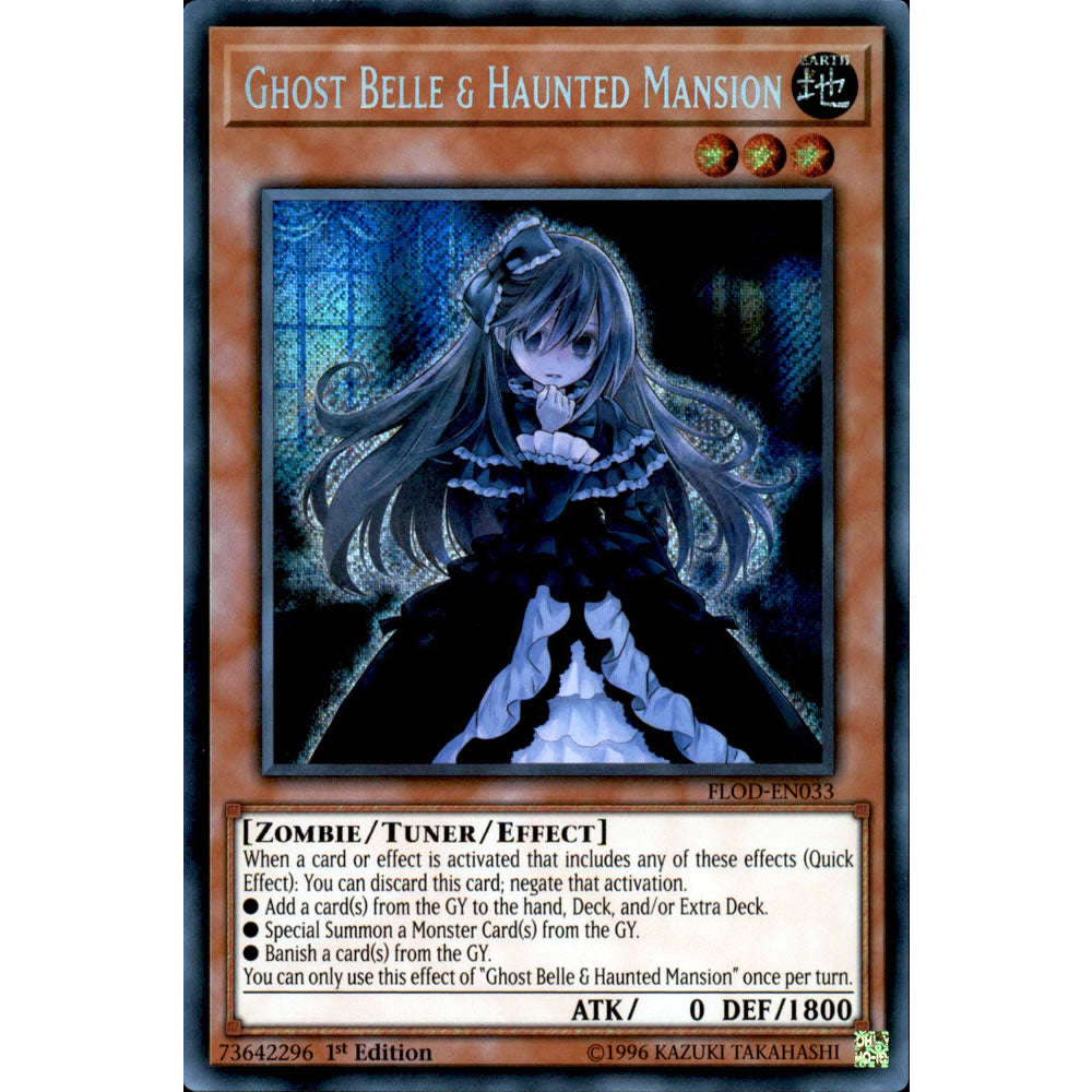 Ghost Belle & Haunted Mansion FLOD-EN033 Yu-Gi-Oh! Card from the Flames of Destruction Set