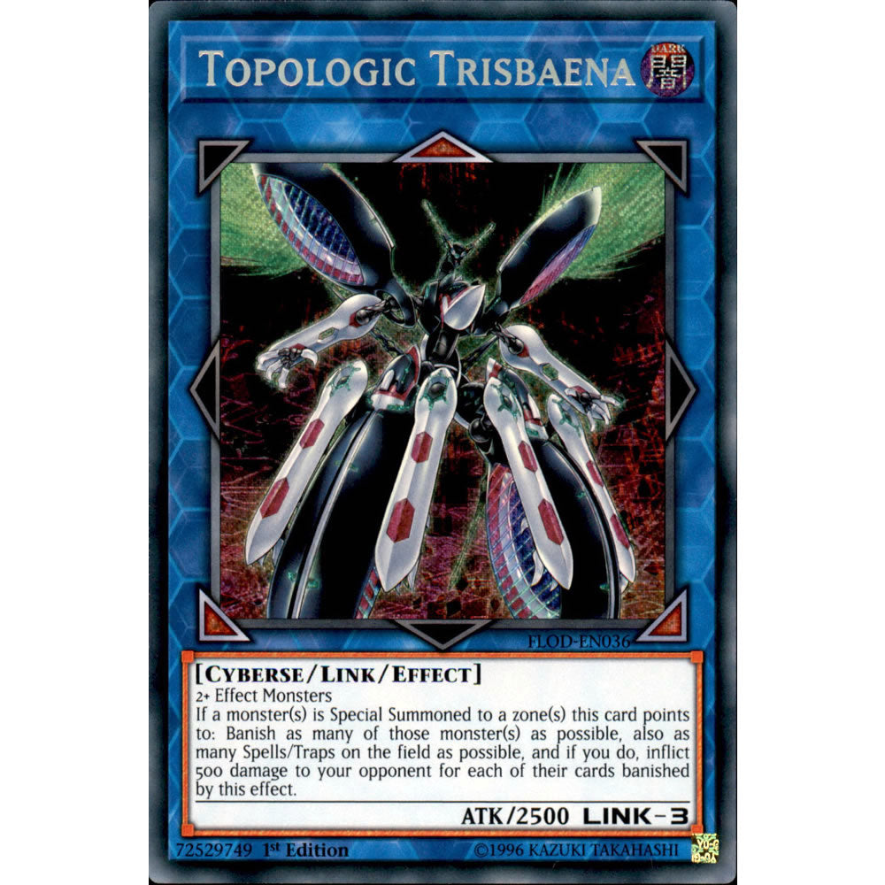 Topologic Trisbaena FLOD-EN036 Yu-Gi-Oh! Card from the Flames of Destruction Set