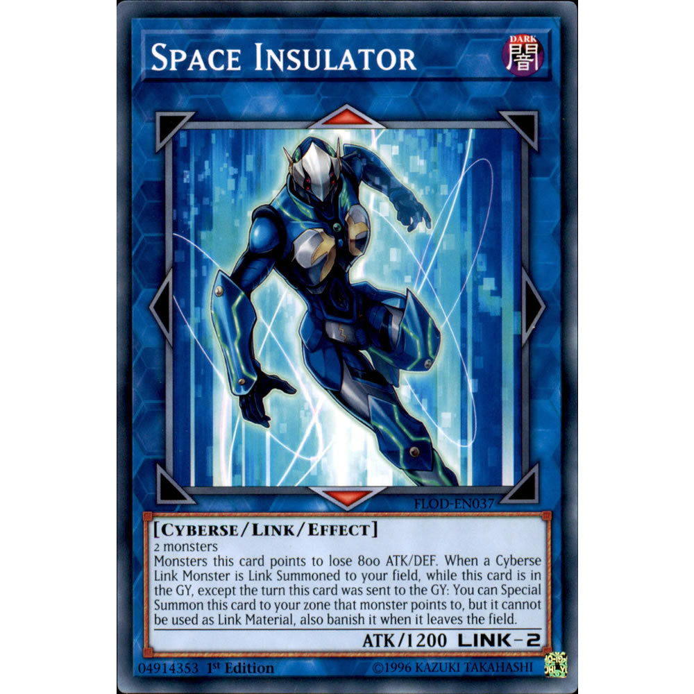 Space Insulator FLOD-EN037 Yu-Gi-Oh! Card from the Flames of Destruction Set