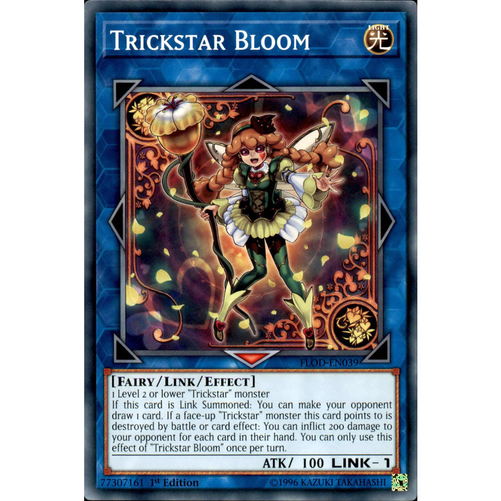 Trickstar Bloom FLOD-EN039 Yu-Gi-Oh! Card from the Flames of Destruction Set