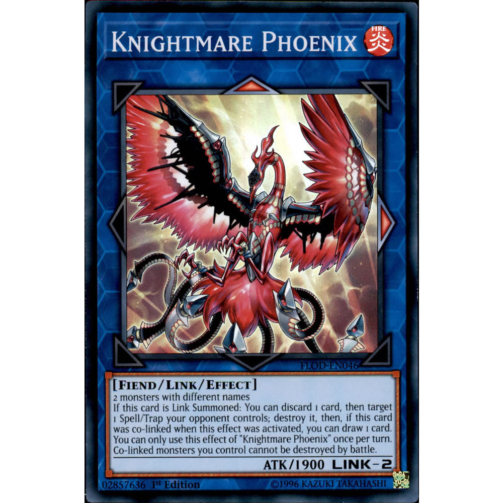 Knightmare Phoenix FLOD-EN046 Yu-Gi-Oh! Card from the Flames of Destruction Set