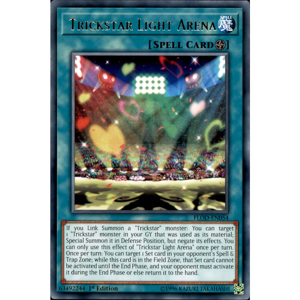 Trickstar Light Arena FLOD-EN054 Yu-Gi-Oh! Card from the Flames of Destruction Set