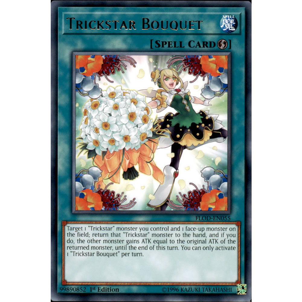 Trickstar Bouquet FLOD-EN055 Yu-Gi-Oh! Card from the Flames of Destruction Set