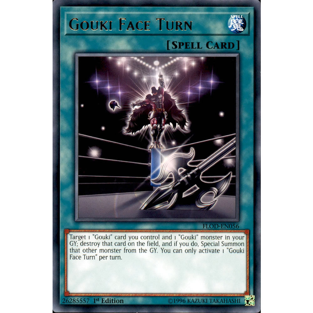 Gouki Face Turn FLOD-EN056 Yu-Gi-Oh! Card from the Flames of Destruction Set