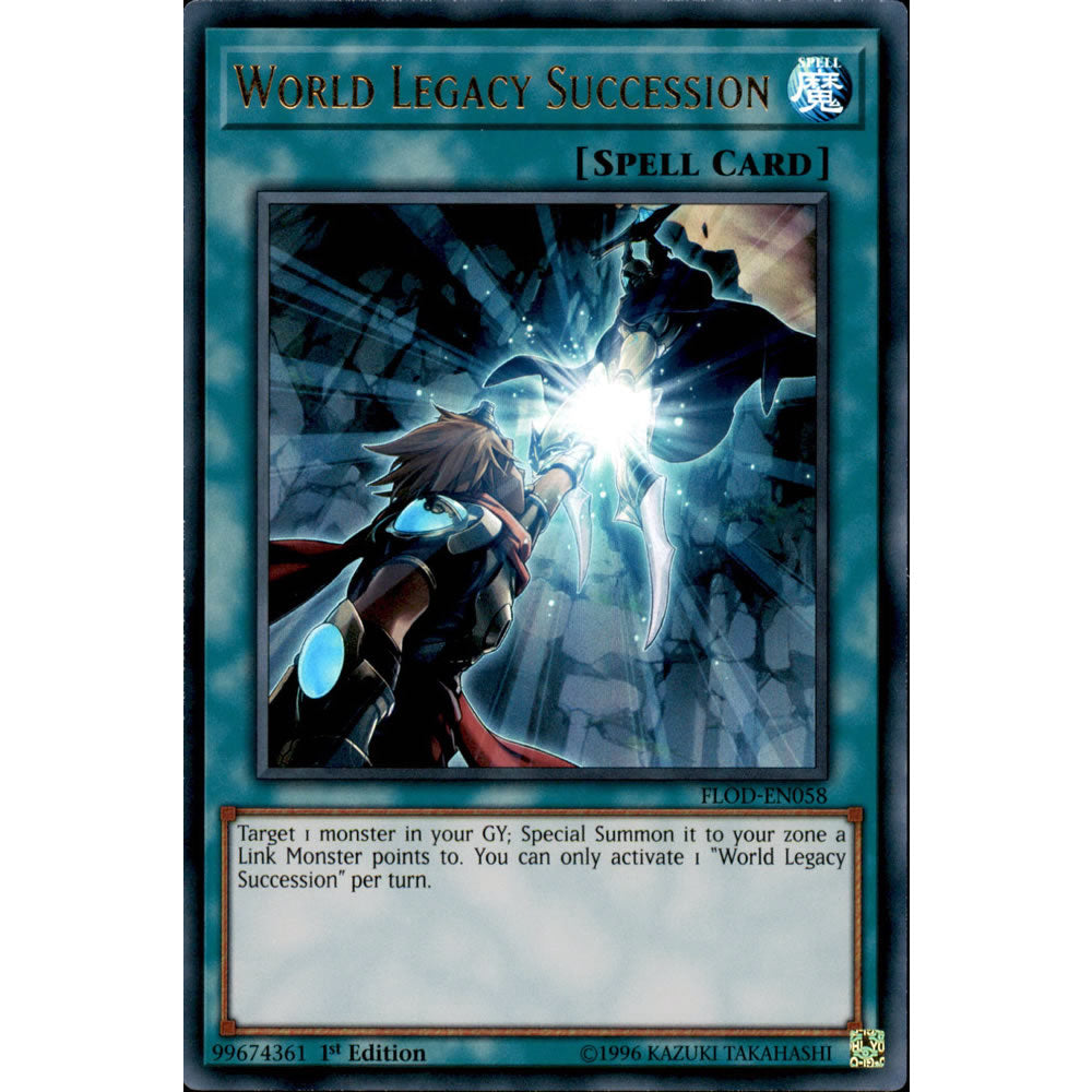 World Legacy Succession FLOD-EN058 Yu-Gi-Oh! Card from the Flames of Destruction Set