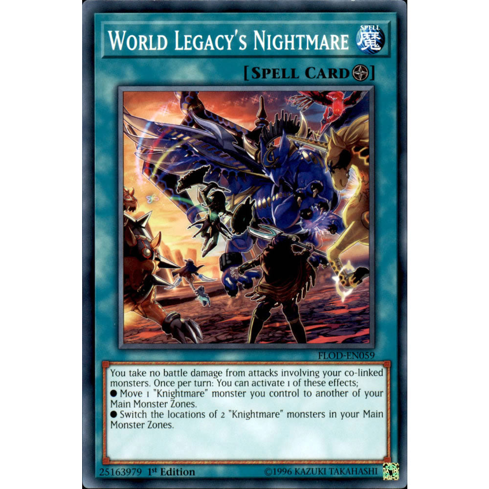 World Legacy's Nightmare FLOD-EN059 Yu-Gi-Oh! Card from the Flames of Destruction Set