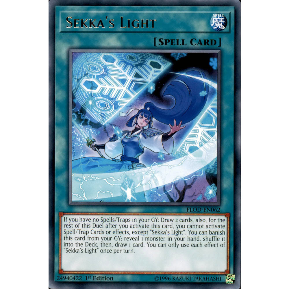 Sekka's Light FLOD-EN062 Yu-Gi-Oh! Card from the Flames of Destruction Set