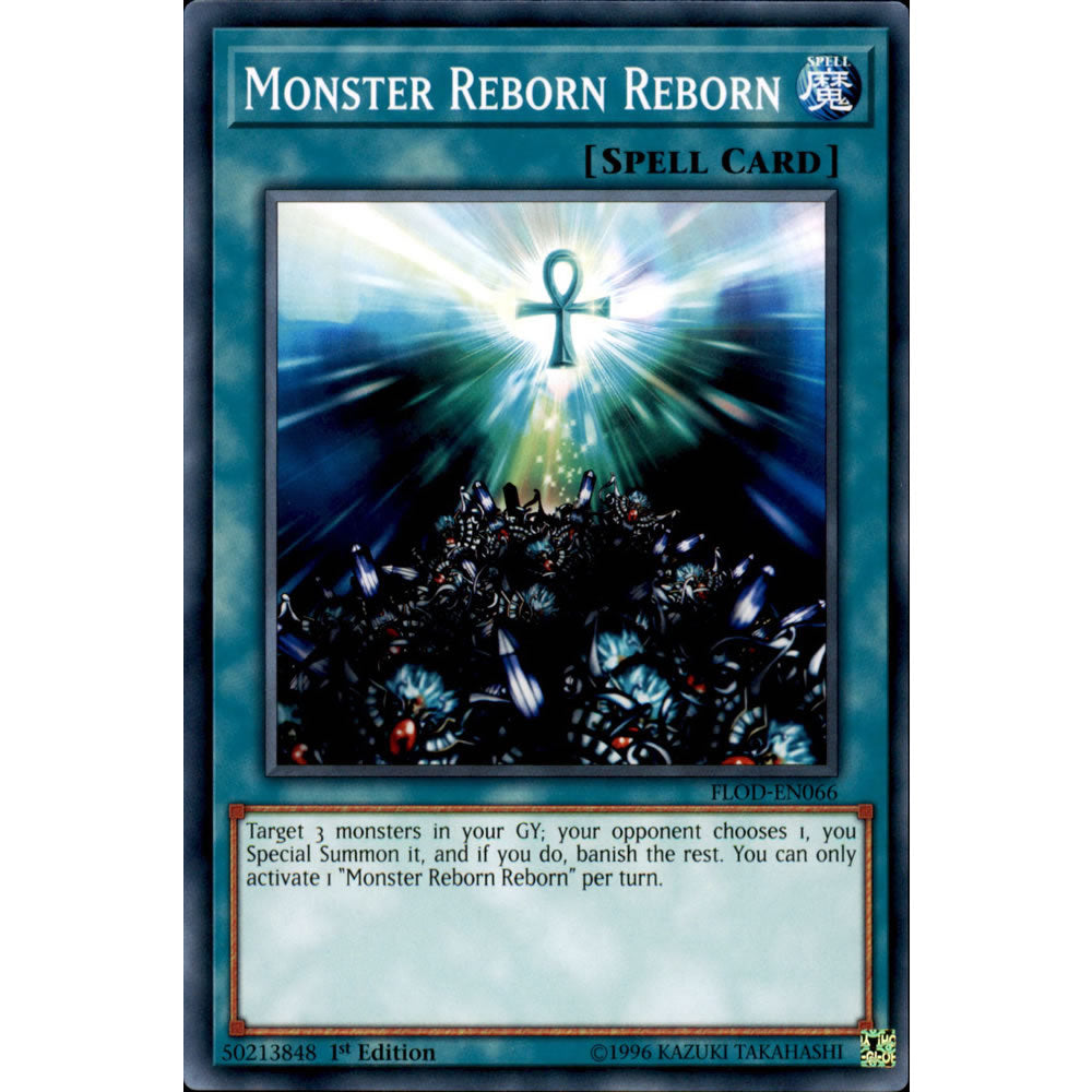 Monster Reborn Reborn FLOD-EN066 Yu-Gi-Oh! Card from the Flames of Destruction Set